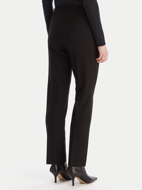 Marella Marella Medžiaginės kelnės Emme by Marella Eresia 2525136062 Juoda Regular Fit