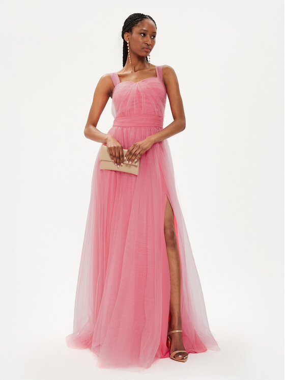 Fracomina Fracomina Abendkleid FQ24SD3022W52901 Rosa Regular Fit