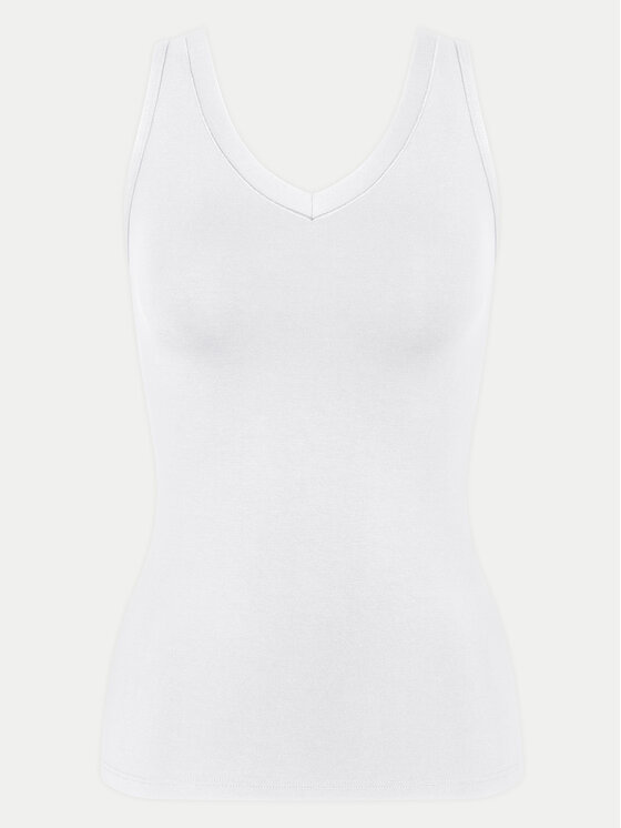 Triumph Triumph Top Sense Of Modal 10224796 Bílá Slim Fit