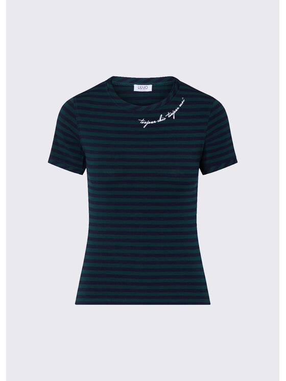 Liu Jo Liu Jo T-Shirt WF6439J3988D3050 Zielony Slim Fit