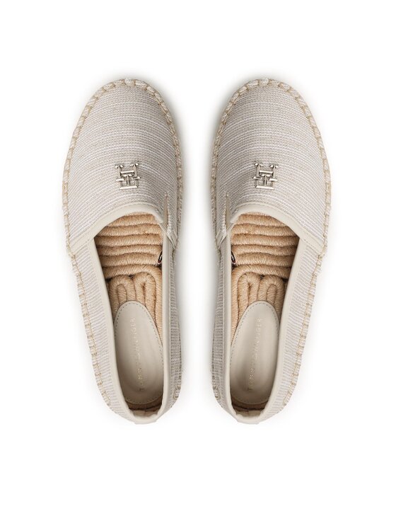 Tommy Hilfiger Tommy Hilfiger Еспадрильї Th Woven Espadrille FW0FW07343 Бежевий