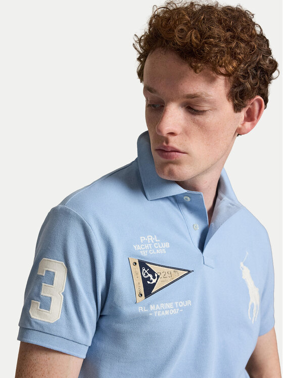 Polo Ralph Lauren Polo Ralph Lauren Polo 710B21921002 Svijetlo plava Custom Slim Fit