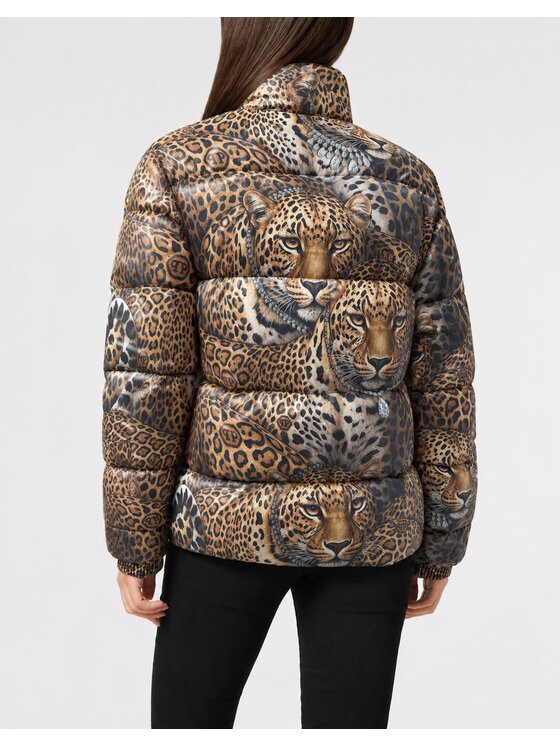 PHILIPP PLEIN PHILIPP PLEIN Kurtka puchowa 32095 Beżowy Regular Fit