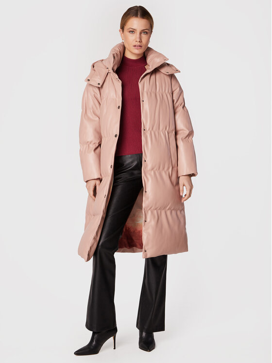 Giacca in similpelle Emilie W1BL03 WE480 Rosa Boxy...
