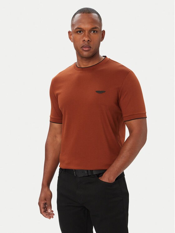 BOSS BOSS T-Shirt C-Thompson 50575011 Braun Regular Fit