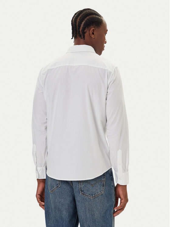 Mustang Mustang Hemd Canton 1016951 Weiß Slim Fit