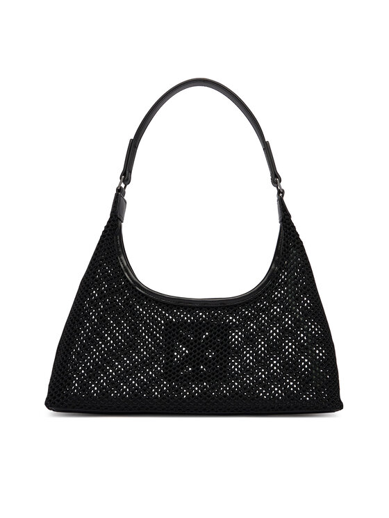 Calvin Klein Calvin Klein Τσάντα Emblem Mesh Shoulder Bag LV04F3381G Μαύρο