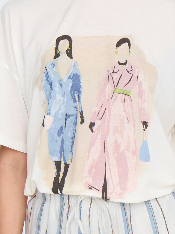 ONLY ONLY T-Shirt Melina 15342876 Weiß Regular Fit