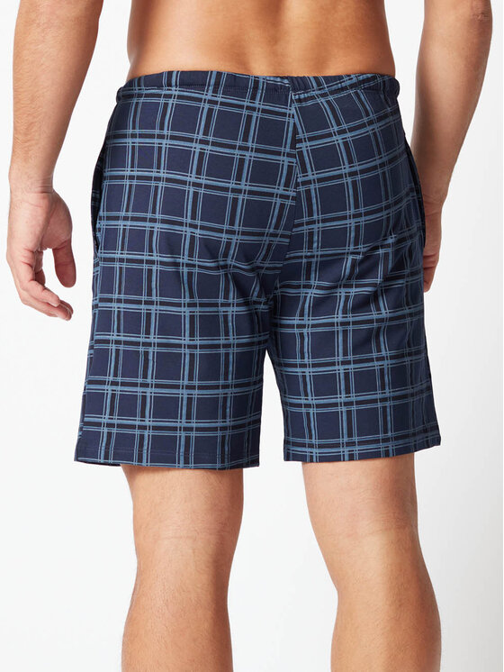Huber Huber Šortky z materiálu 117103 Tmavomodrá Comfortable Fit