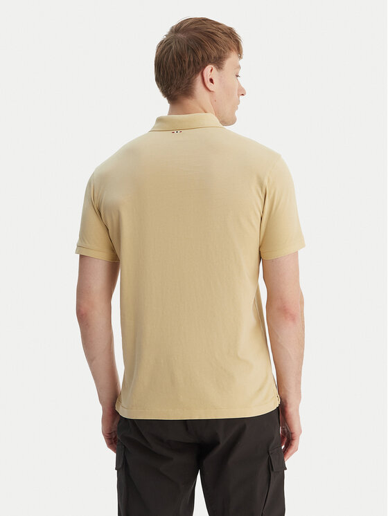 Napapijri Napapijri Polo majica Elbas NP0A4GB4 Bež Regular Fit