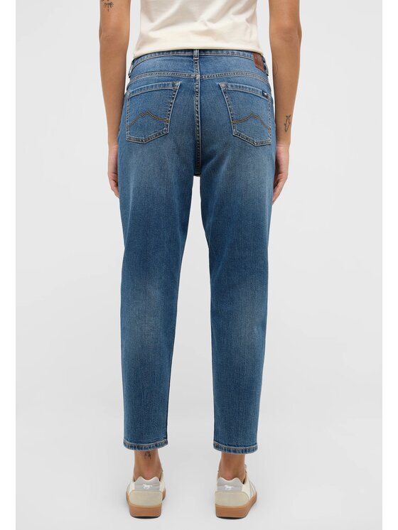 Mustang Mustang Jeansy CHARLOTTE TAPERED Niebieski Mom Fit
