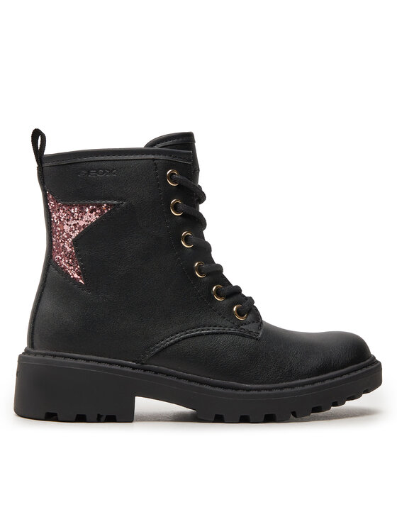Geox Geox Μπότες Jr Casey J9420G 0BCEW C9B8W M Μαύρο