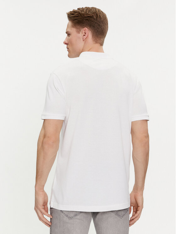 Brave Soul Brave Soul Polo majica MPS-131TOKITA Bela Straight Fit