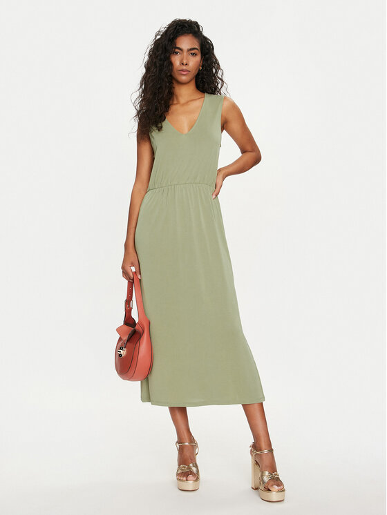 Vila Vila Sommerkleid Modala 14089488 Grün Regular Fit