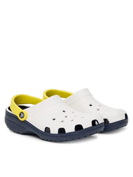 Crocs Crocs Klapki Retro Sport Classic Clog 211281 Biały