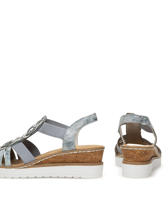 Rieker Rieker Sandalen V38H8-12 Blau