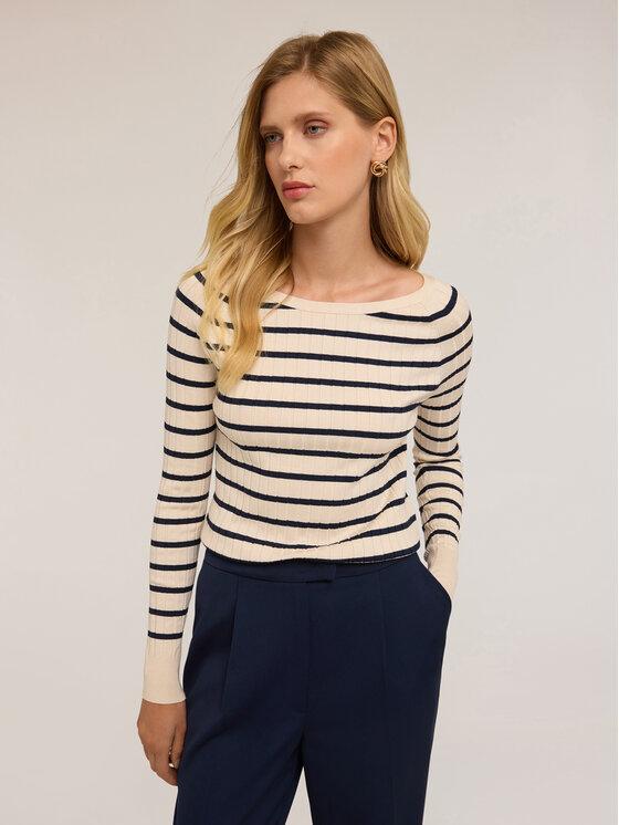 Motivi Motivi Maglione M361W003444N0S1 Crema Slim Fit