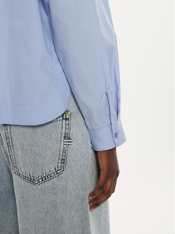 Sisley Sisley Košulja 58VDLQ07R Plava Oversize