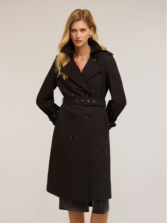 Motivi Motivi Cappotto 0079Q000597N033 Nero Regular Fit