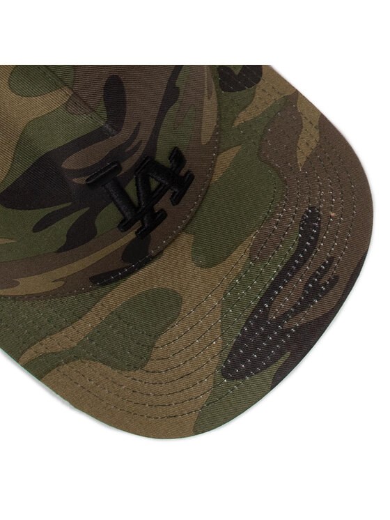 47 Brand 47 Brand Czapka z daszkiem Mlb Los Angeles Dodgers Grove B-GRVSP12CNP-CMA Zielony