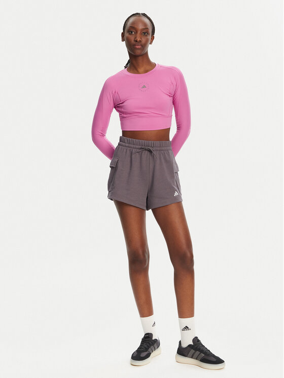 adidas adidas Pantaloncini sportivi Essentials Small Logo JC5700 Grigio Loose Fit