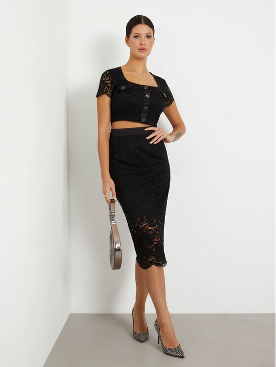Guess Guess Top 159981 Czarny Classic Fit