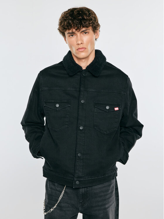 BIG STAR BIG STAR Kurtka zimowa DENVER Czarny Basic Fit