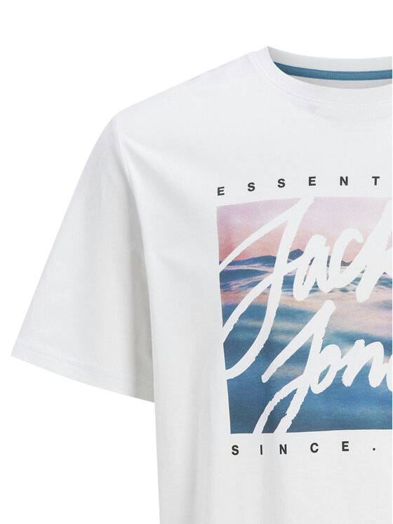 Jack&Jones Jack&Jones T-krekls Colton 12268438 Balts Standard Fit