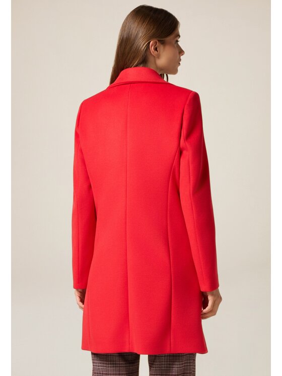 Oltre Oltre Cappotto invernale 8723R001290N016 Rosso Regular Fit