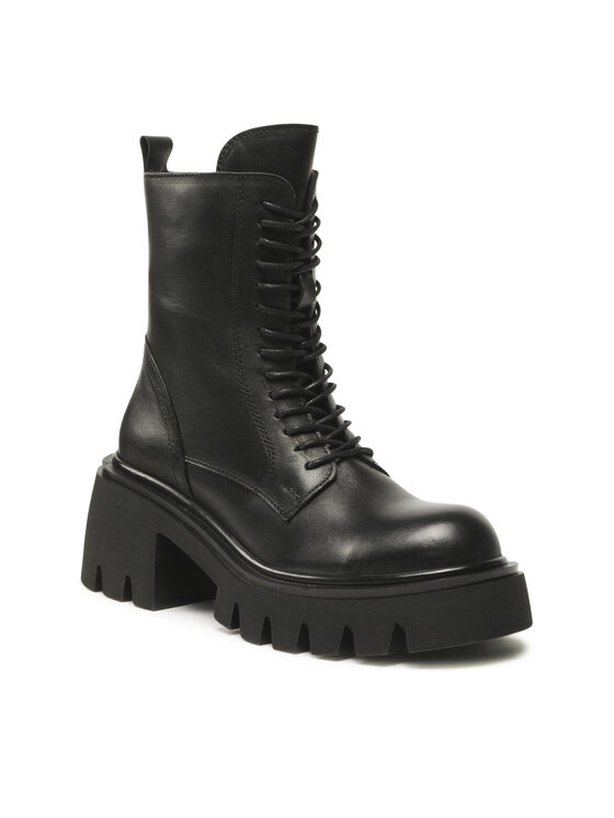 Badura Badura Schnürstiefeletten 8099 Schwarz