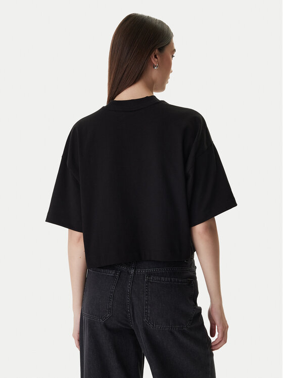 HUGO HUGO Тишърт Damelody 50561189 Черен Regular Fit