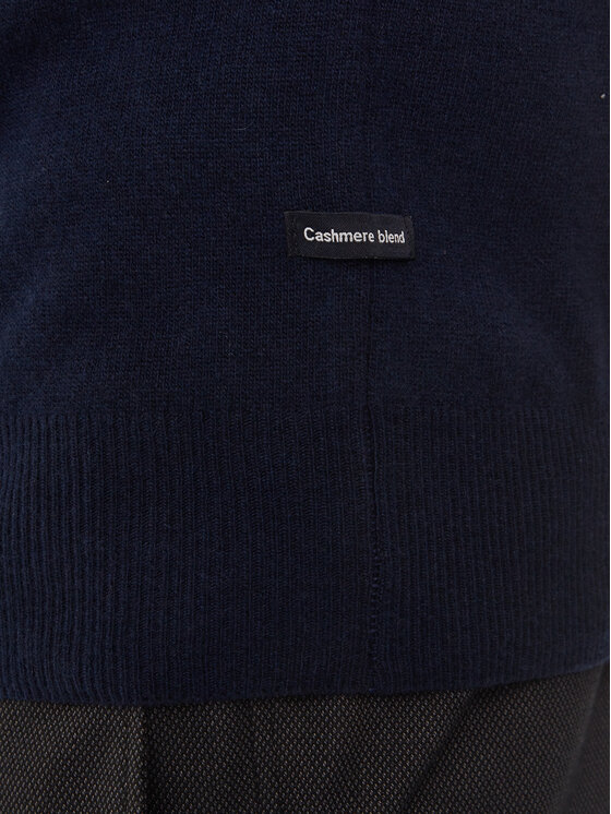 La Martina La Martina Sweter ZMS024 YW106 Granatowy Regular Fit