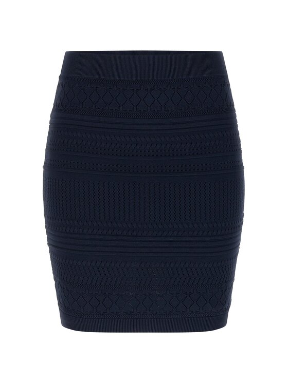 Guess Guess Mini sukně 182024 Modrá Classic Fit