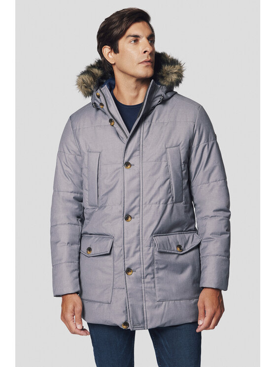 Lancerto Lancerto Kurtka zimowa Viborg KU097224000006 Szary Regular Fit