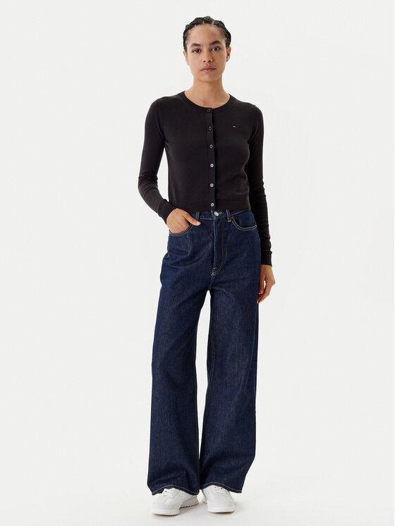 Tommy Jeans Tommy Jeans Кардиган Essential DW0DW20976 Чорний Regular Fit