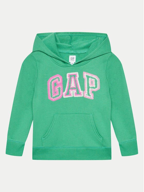 Gap Gap Pulóver 889803-03 Zöld Regular Fit