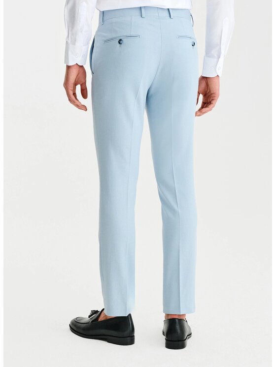 Pako Lorente Pako Lorente Spodnie garniturowe P25SF-6G-027 Niebieski Slim Fit