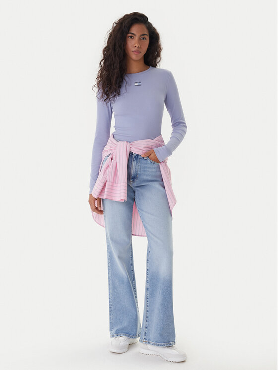 Tommy Jeans Tommy Jeans Halenka DW0DW20178 Modrá Slim Fit