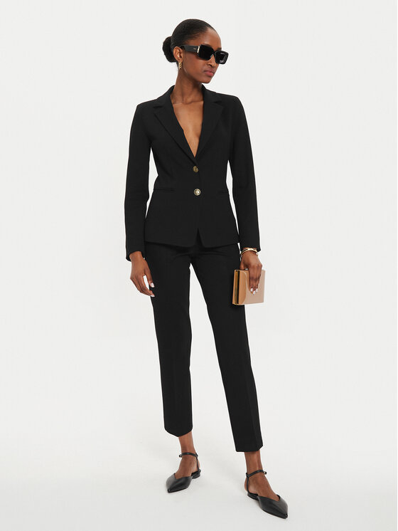 Marella Marella Pantaloni chino Gemma 2423786054 Nero Slim Fit