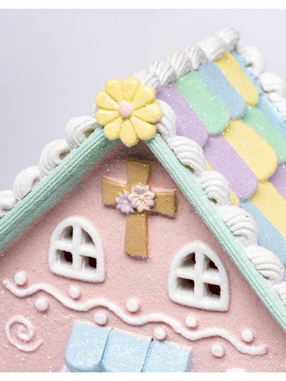 MIAhome MIAhome Figurka wielkanocny domek LED PASQUA Kolorowy