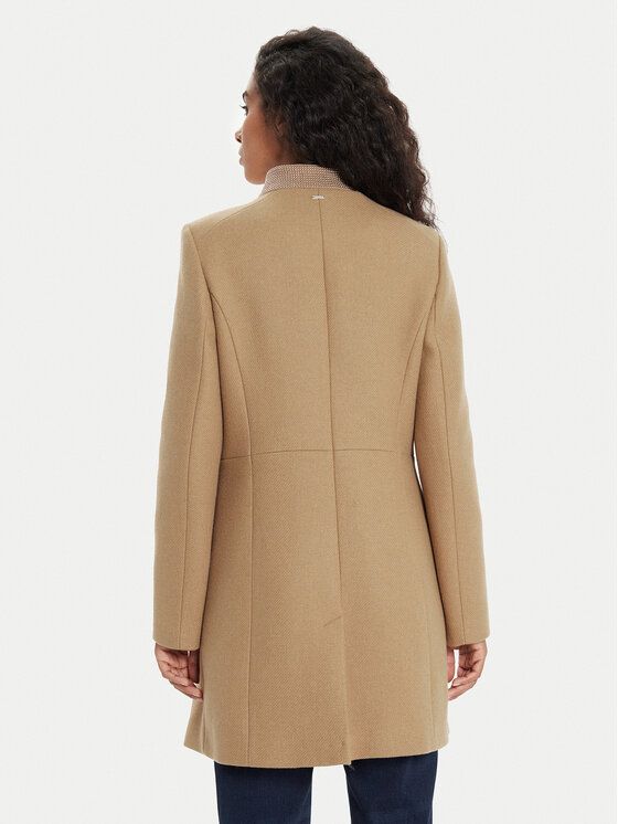 Morgan Morgan Vilnonis paltas 242-GSUZI Ruda Slim Fit