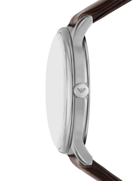 Emporio Armani Emporio Armani Ročna ura Minimalist AR11672 Rjava