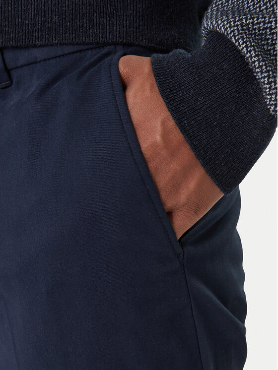 BOSS BOSS Společenské kalhoty C-Genius 50555035 Tmavomodrá Slim Fit