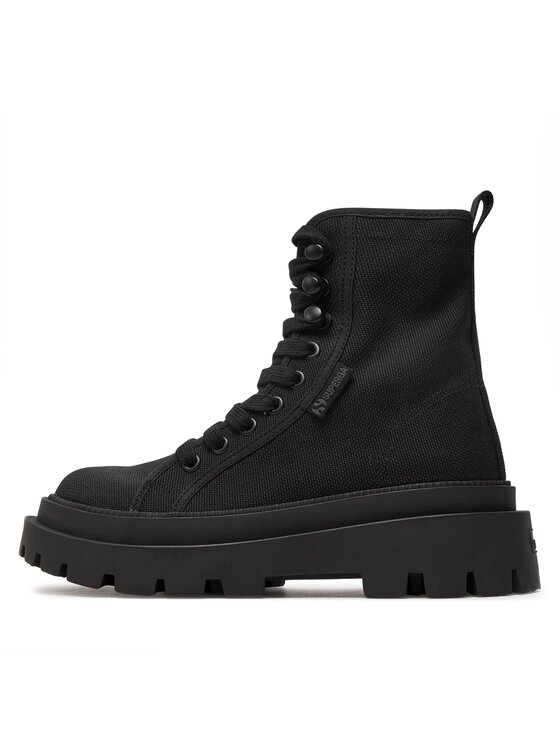 Superga Superga Schnürstiefeletten Alpina Apex High 3051 S1171QW Schwarz