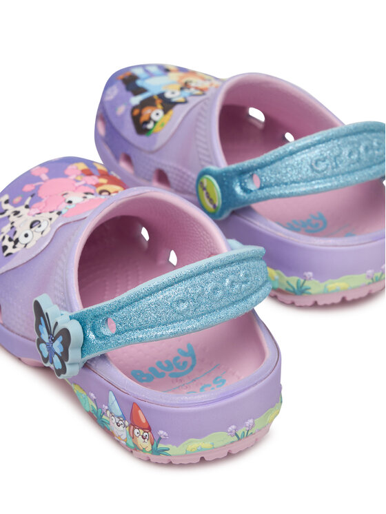 Crocs Crocs Klapki Bluey Multi Pink Cls Clg T 212370 Kolorowy
