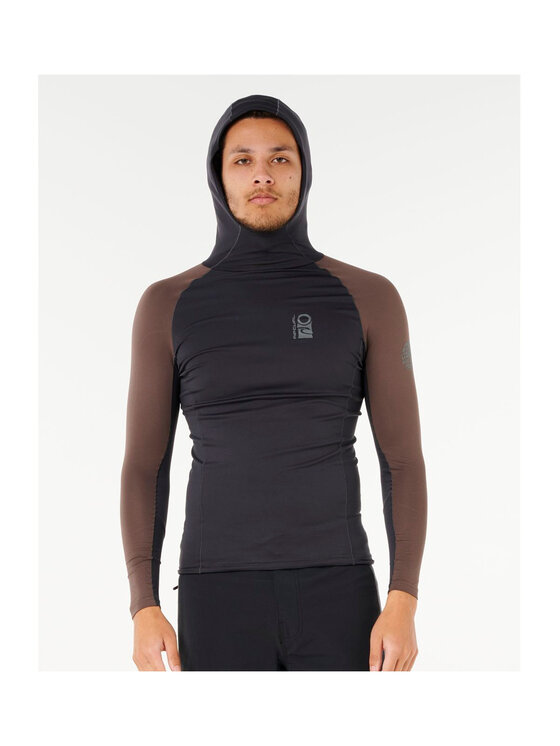 Rip Curl Rip Curl Koszulka do pływania Search Upf Perf L/S Hood Brązowy