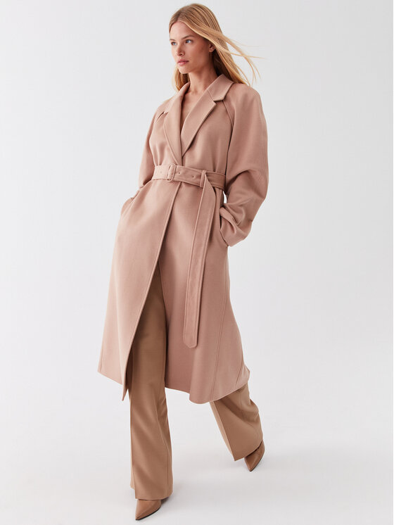 Calvin Klein Calvin Klein Villane mantel K20K205496 Beež Regular Fit