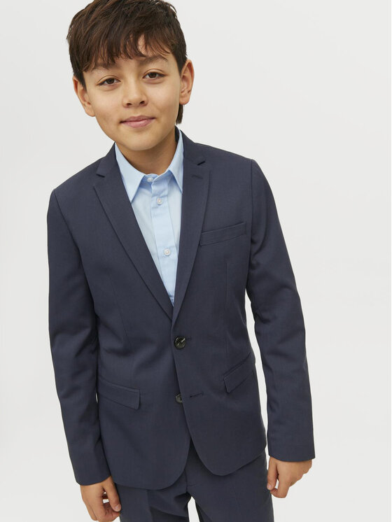 Jack & Jones Junior Jack & Jones Junior Marynarka Solar 12203557 Niebieski Slim Fit