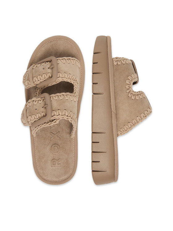 Roxy Roxy Papucs CWBEOB-HY62277-10 Bézs