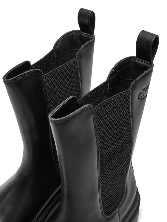 Calvin Klein Jeans Calvin Klein Jeans Боти тип челси Flatform YW0YW01542 Черен